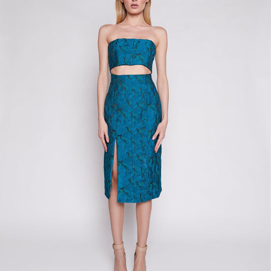 Moon Brocade Dress